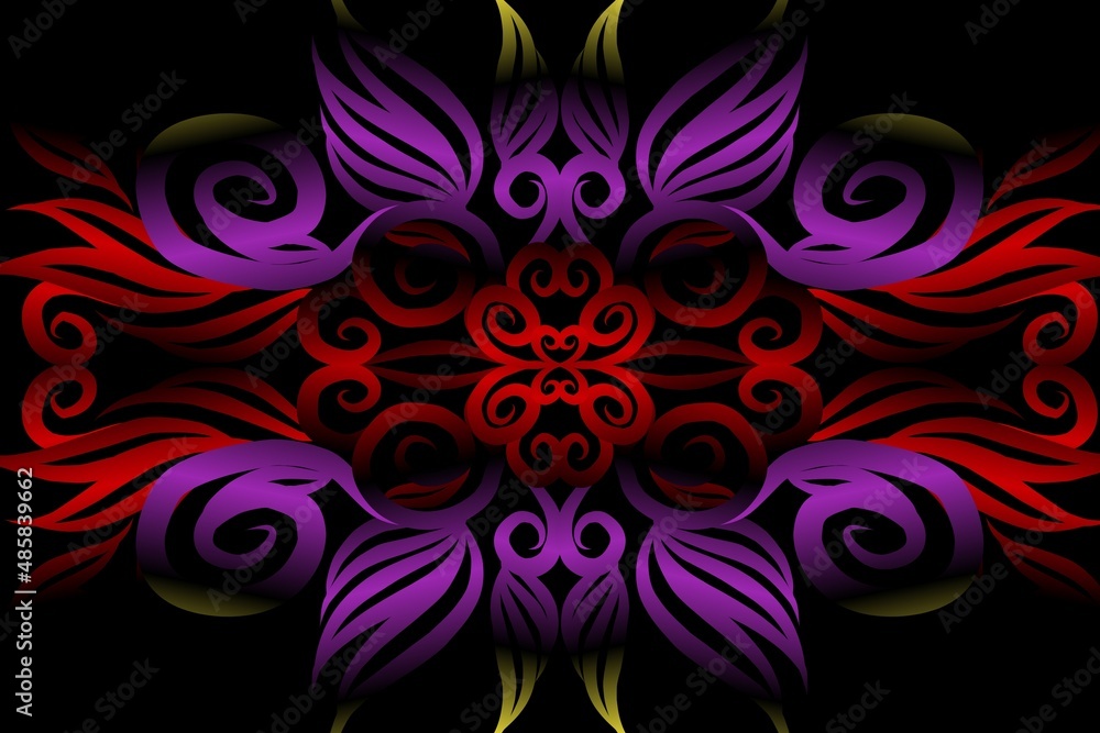 seamless colourful illustration caleidoscope gradient flower art pattern of indonesian traditional tenun batik ethnic dayak ornament for wallpaper ads background sticker or clothing
seamless colourful illustration caleidoscope gradient flower art pattern of indonesian traditional tenun batik ethnic dayak ornament for wallpaper ads background sticker or clothing