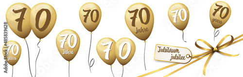 jubilee balloons 70 years