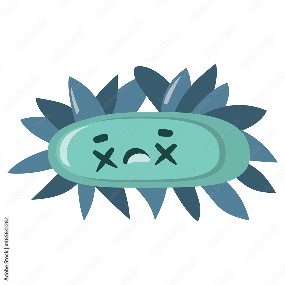 Obraz premium Cartoon Virus Germ