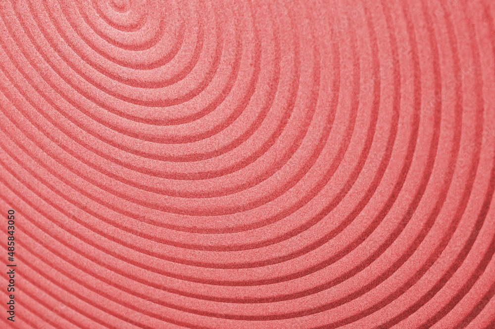 Abstract coral background with circles, selective focus, close-up, place for text, copy space