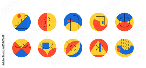 minimal vector highlight covers