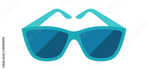 Illustration of sunglasses. Summer image for holiday or vacation. © incomible