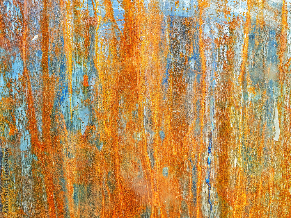 abstract background texture.The surface of the rusted steel.orange color on material. 