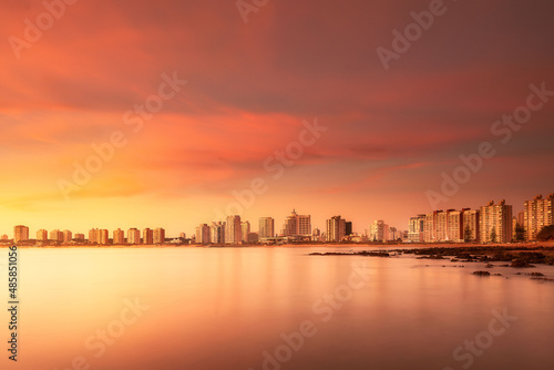 city skyline at sunset © Ignacio