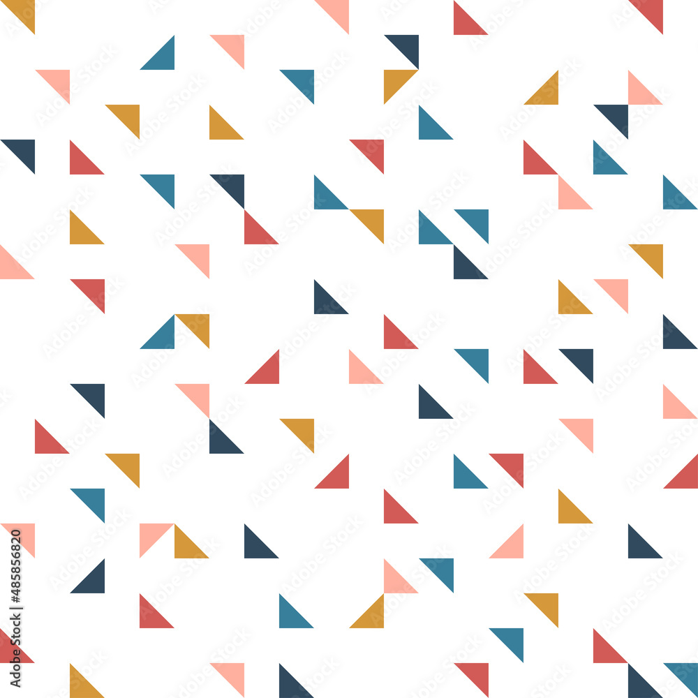 Seamless pattern with colorful tiny triangles. Seamless pattern with colorful tiny triangles.