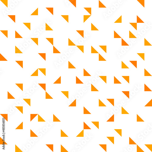 Seamless pattern with yellow tiny triangles.