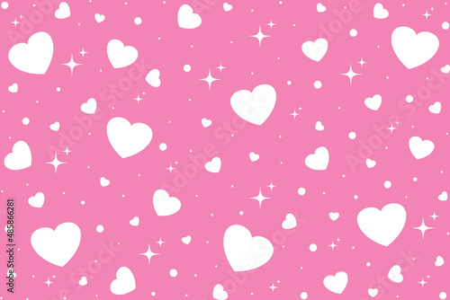 Vector pattern hearts for valentines day.