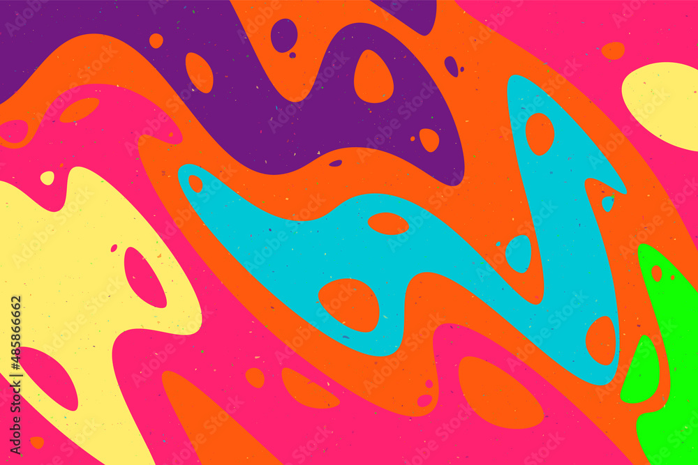 Abstract psychedelic groovy background. Abstract psychedelic groovy background.