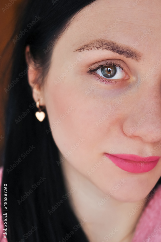 close up portrait of person close up portrait of person