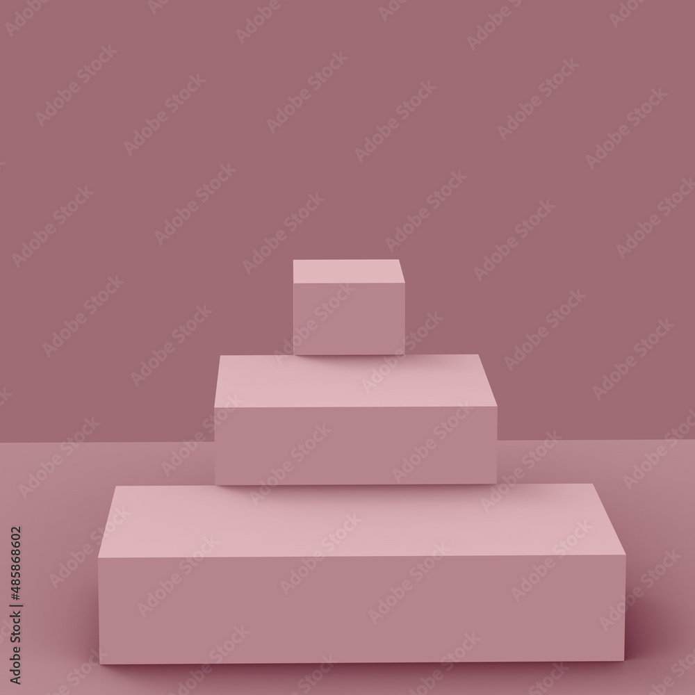 Abstract 3d violet mauve cube podium scene studio background. Abstract 3d violet mauve cube podium scene studio background.
