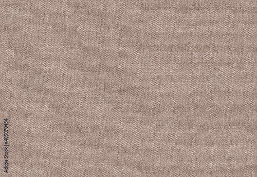 Rectangular brown canvas, linen background with rough texture. Blank backdrop with copy space for text. Sackcloth material, burlap fabric to create natural rustic, rural design