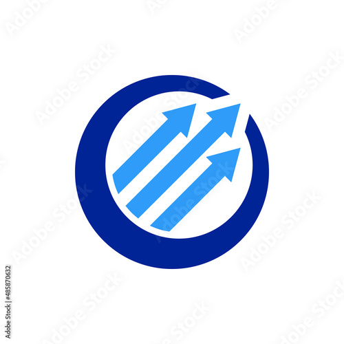 Chart Stock Logo can be use for icon, sign, logo and etc