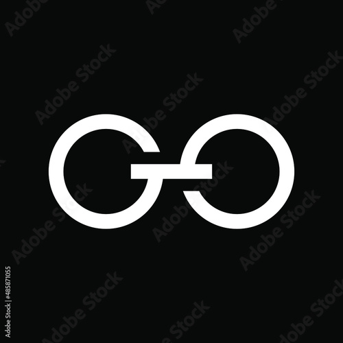 GG eyeglass Logo can be use for icon, sign, logo and etc