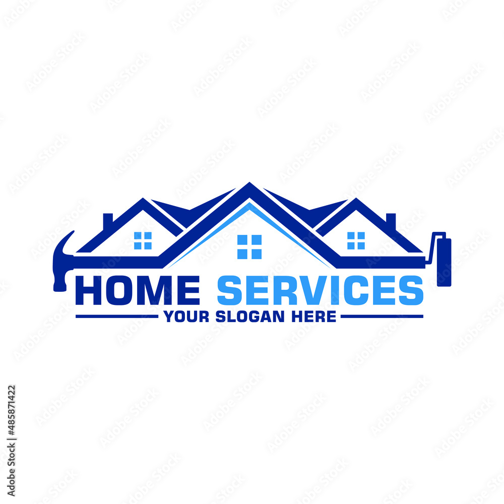 Home Services Logo Home Repair Stock Vector (Royalty Free) 647424526 |  Shutterstock