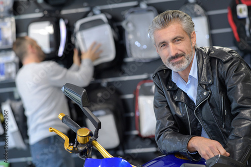 portrait of motorbike salon manager © auremar
