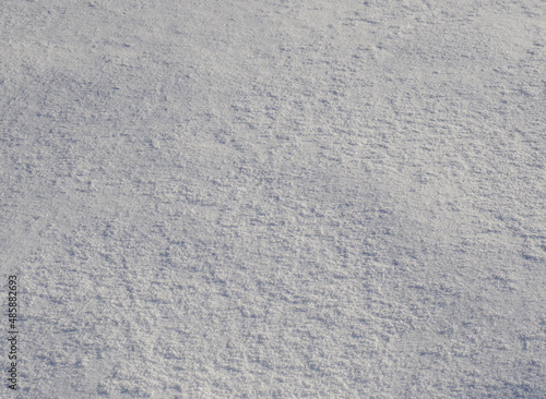White blank fresh snow texture background. Copy space for text message.