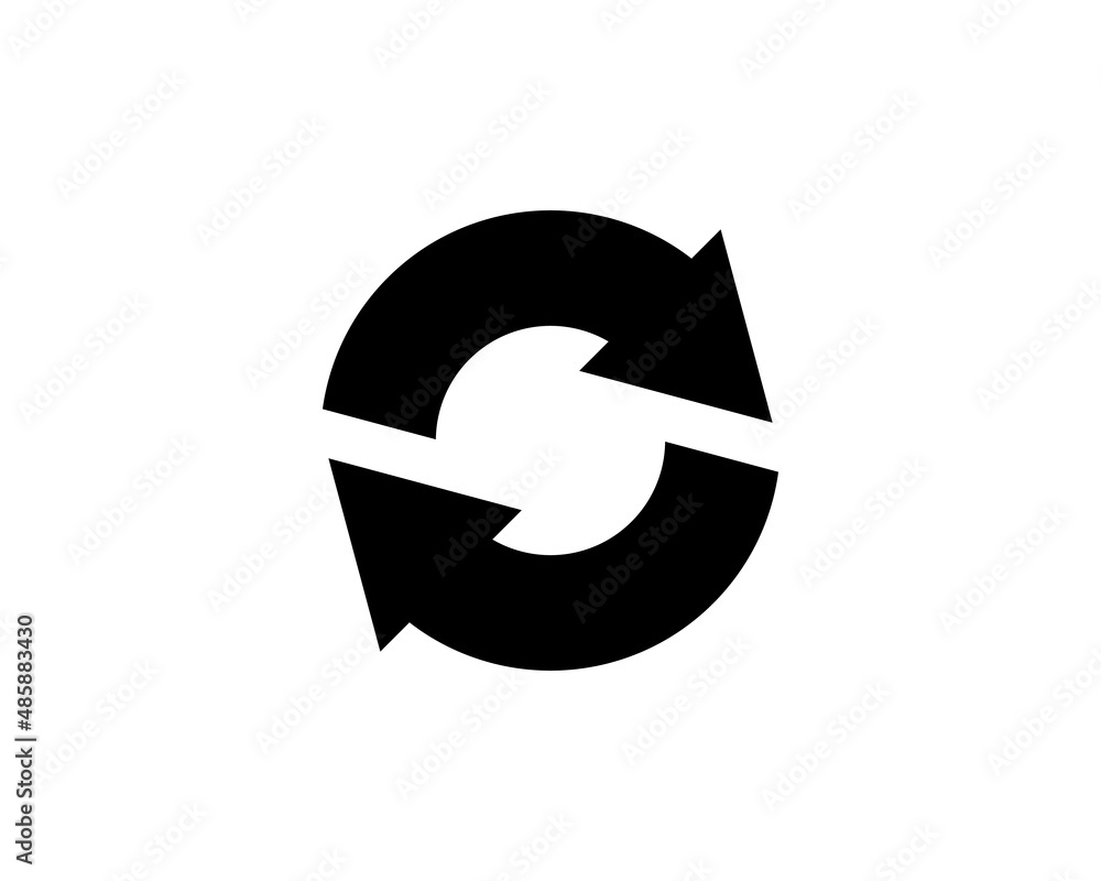 Refresh, Reload Isolated Flat Web Mobile Icon Vector Sign Symbol Button Element Silhouette Refresh, Reload Isolated Flat Web Mobile Icon Vector Sign Symbol Button Element Silhouette