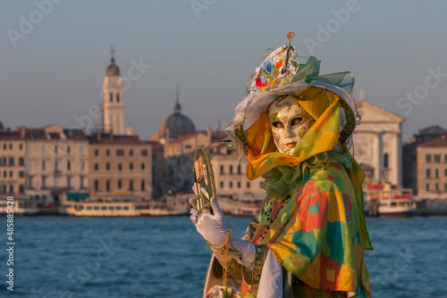 Masken beim Karneval, Venedig