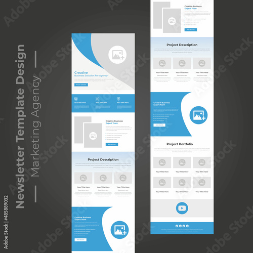 Multipurpose Email Newsletter for any kind of business like Mobile App Presentation, Agency, Business, Creative, Corporate, Campaigns, Blog, Magazine, E-commerce, Sells, Services, Retail