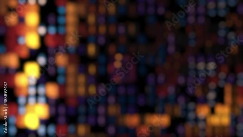 Techno Data Blurred Lights Background (ID: 485892437)