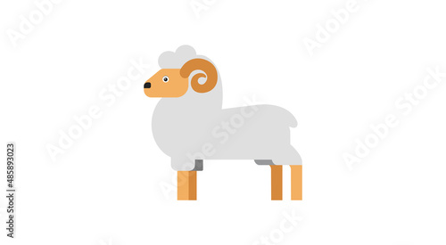Ram vector emoji flat icon
