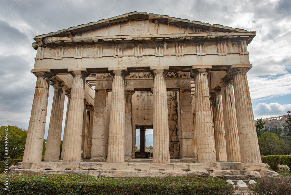 Famous Hefaisteion monument in Greek Agora, Athens