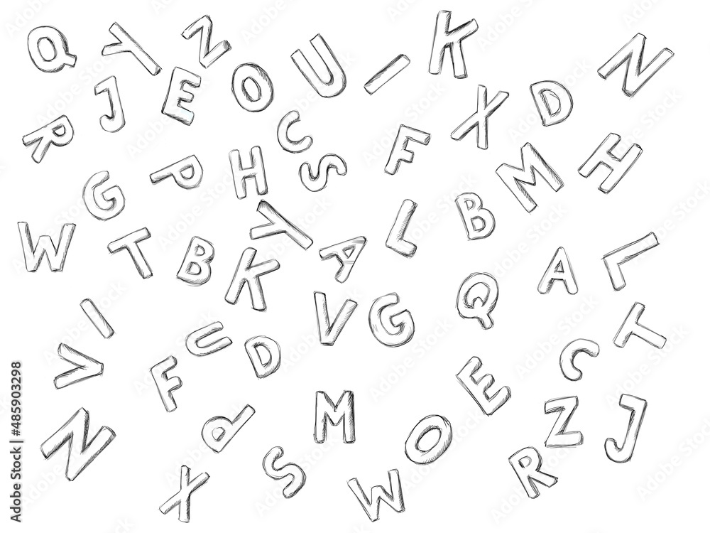 Buchstabensalat mit ABC Buchstabensalat mit ABC