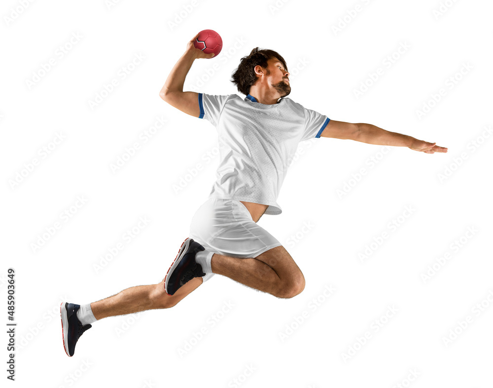 Handball player players in action Handball player players in action