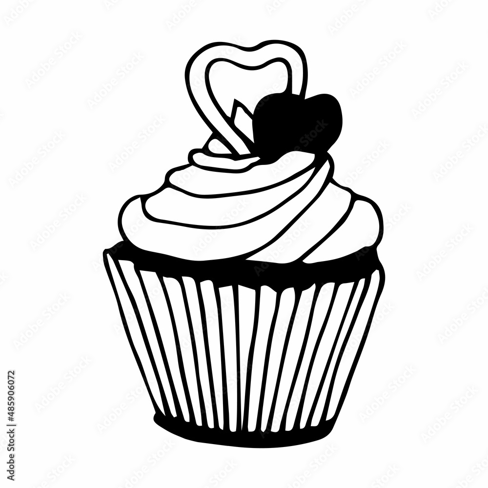 black and white cake with hearts black and white cake with hearts