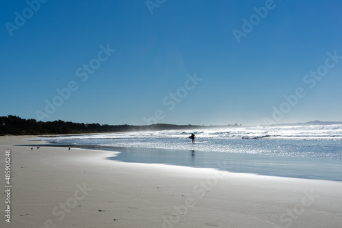 Fototapeta Naklejka Na Ścianę i Meble -  Surfer on the beach
