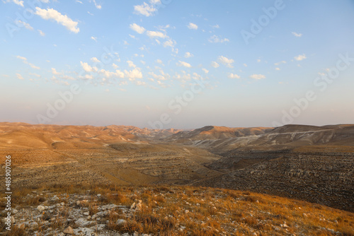 Landscape Judean Desert, near the Dead Sea. High quality photo photo