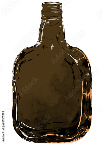 glass bottle