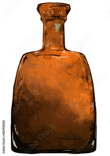 glass bottle