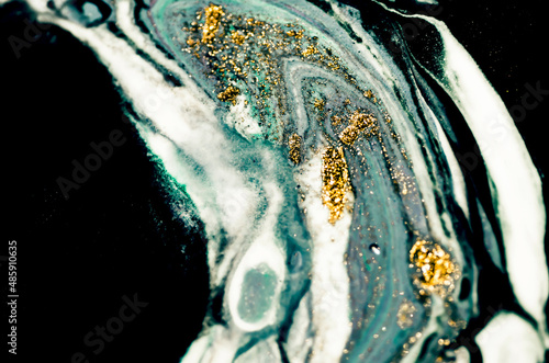 Natural Pattern. Luxury unique painting. Ornament. Marble texture. Trendy art with golden powder. Style incorporates the swirls of marble or the ripples of agate for a luxe effect.