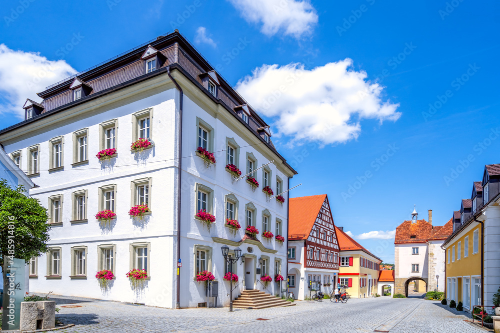Altstadt, Monheim, Bayern, Deutschland 