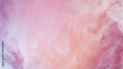 Atmospheric smoke, abstract color background, close-up.