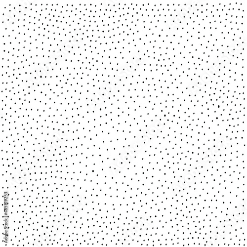 Vector Illustration Of Seamless Black Dot Pattern 