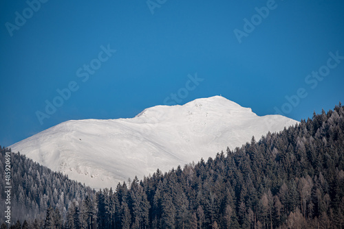 snowy peaks, baranec peak, western tatras, liptov, slovakia, europe, winter photo
