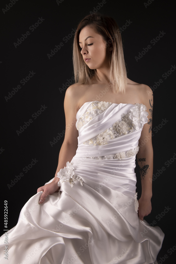 Sexy Bride Back Wedding Dress. Sexy Bride Back Wedding Dress.