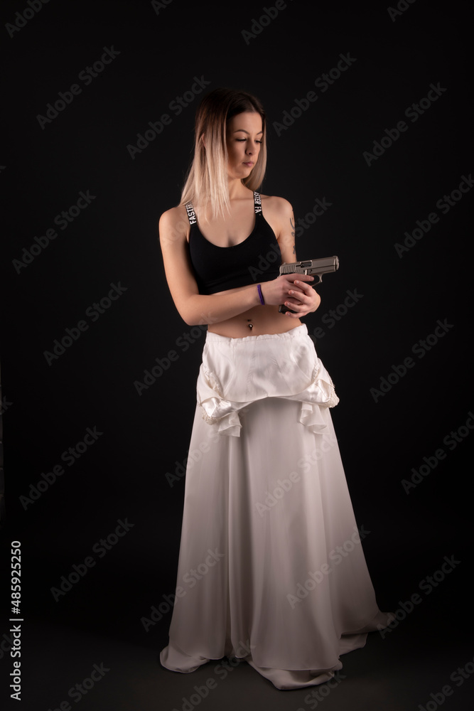 young beutiful girl in studio young beutiful girl in studio