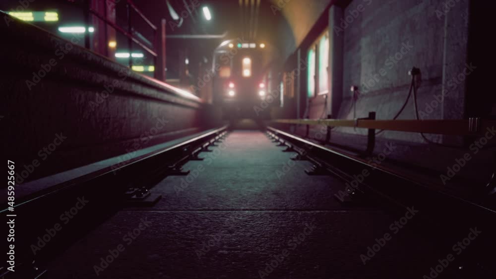 empty old subway train station empty old subway train station