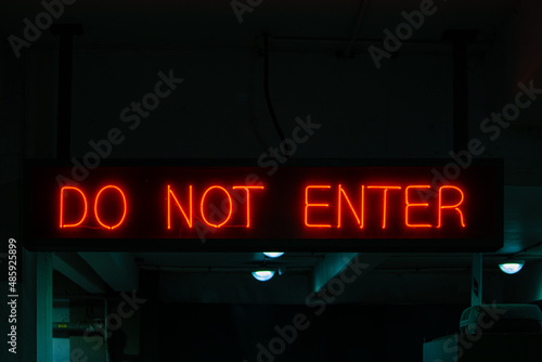 Do Not Enter