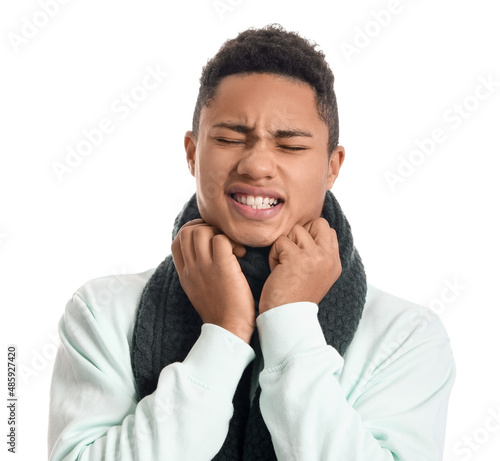 Ill African-American guy wi...