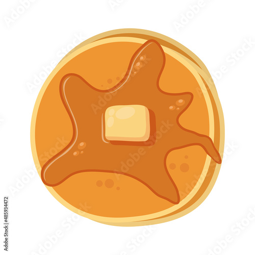 delicious pancake with butter