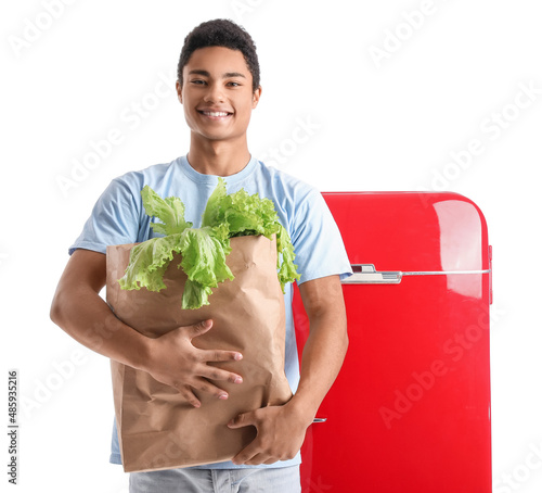 African-American man with b...
