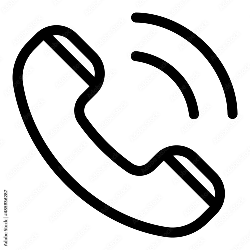 Phone Flat Icon Isolated On White Background Phone Flat Icon Isolated On White Background