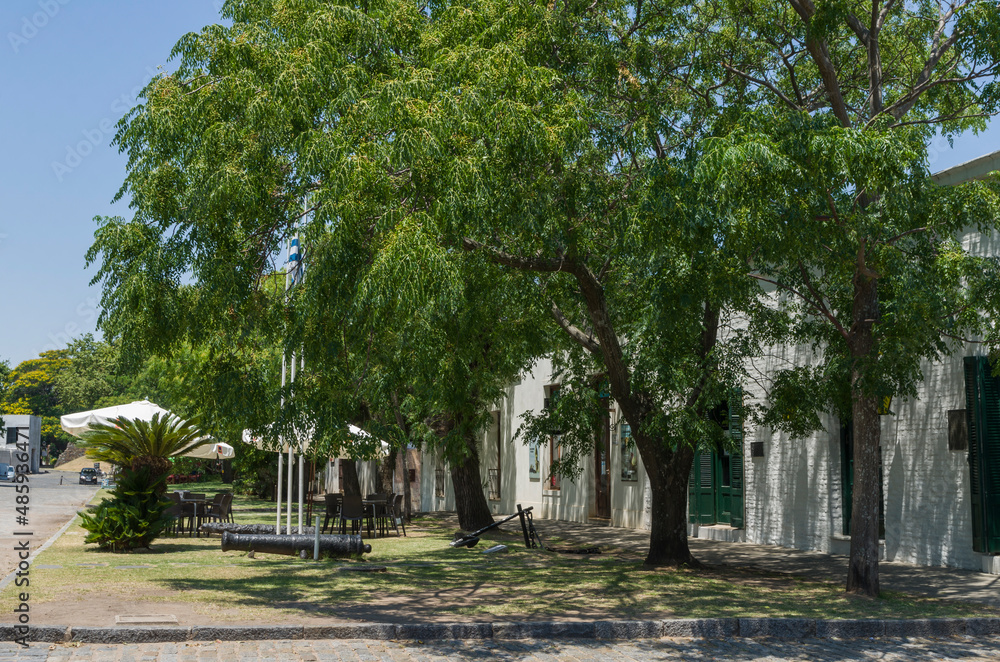 Colonia del Sacramento, Uruguay - 14th January 2022 - Colonia del Sacramento in Uruguay, an important tourist spot. Colonia del Sacramento, Uruguay - 14th January 2022 - Colonia del Sacramento in Uruguay, an important tourist spot.