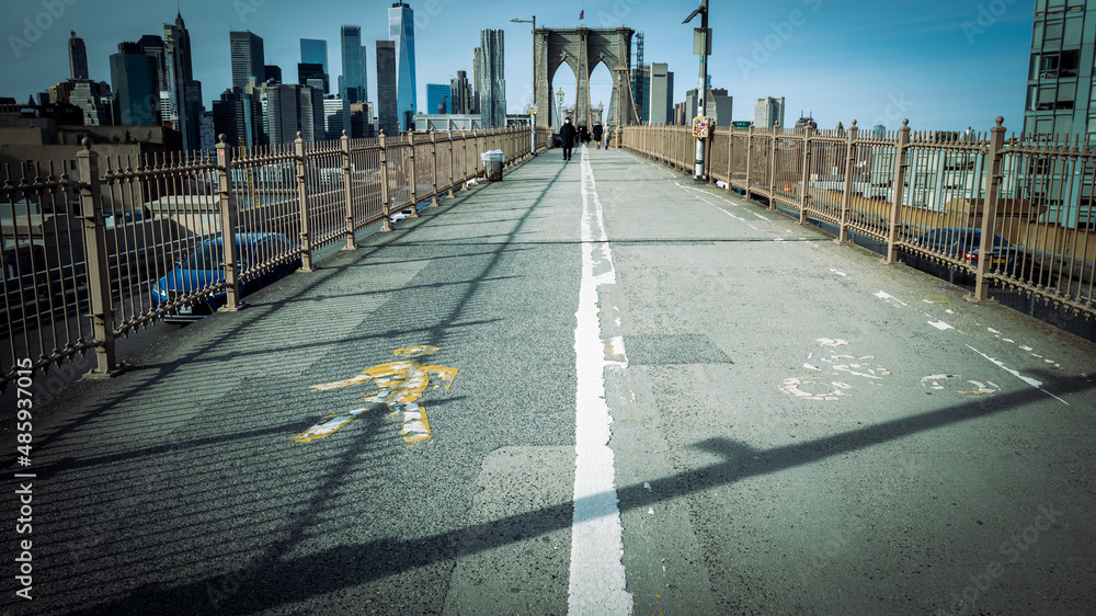 Obraz premium city skyline Manhattan view