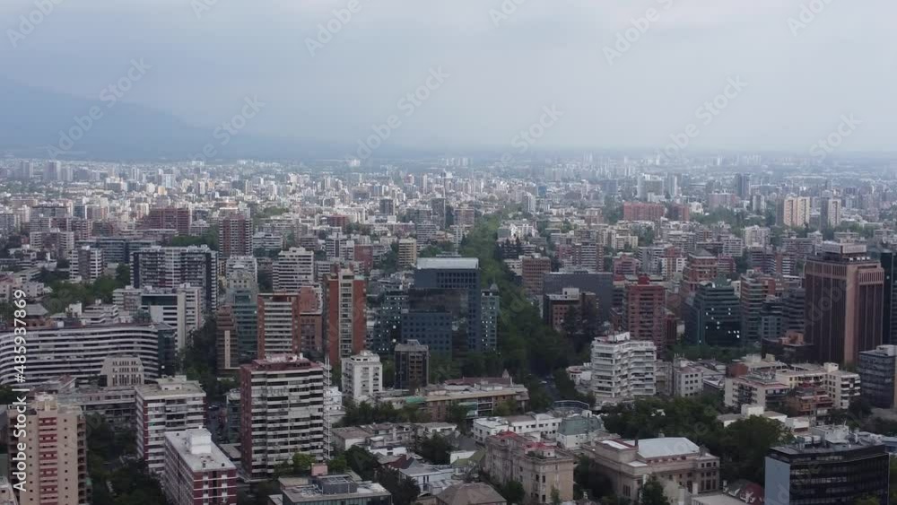 Santiago de Chile desde los aires. Santiago de Chile desde los aires.