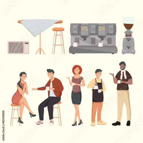 ten coffee shop icons